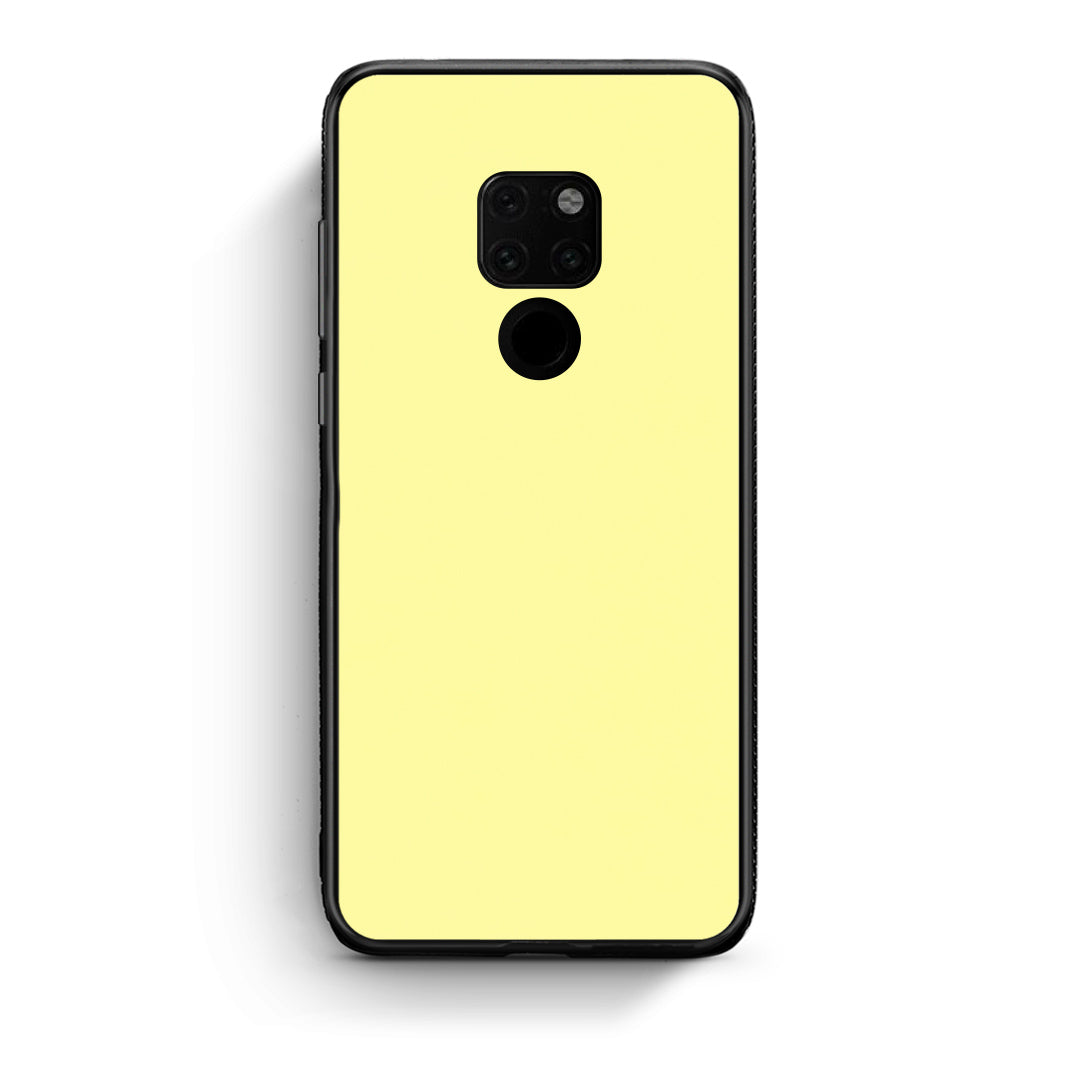 Θήκη Huawei Mate 20 Butter Yellow από τη Smartfits με σχέδιο στο πίσω μέρος και μαύρο περίβλημα | Huawei Mate 20 Butter Yellow case with colorful back and black bezels