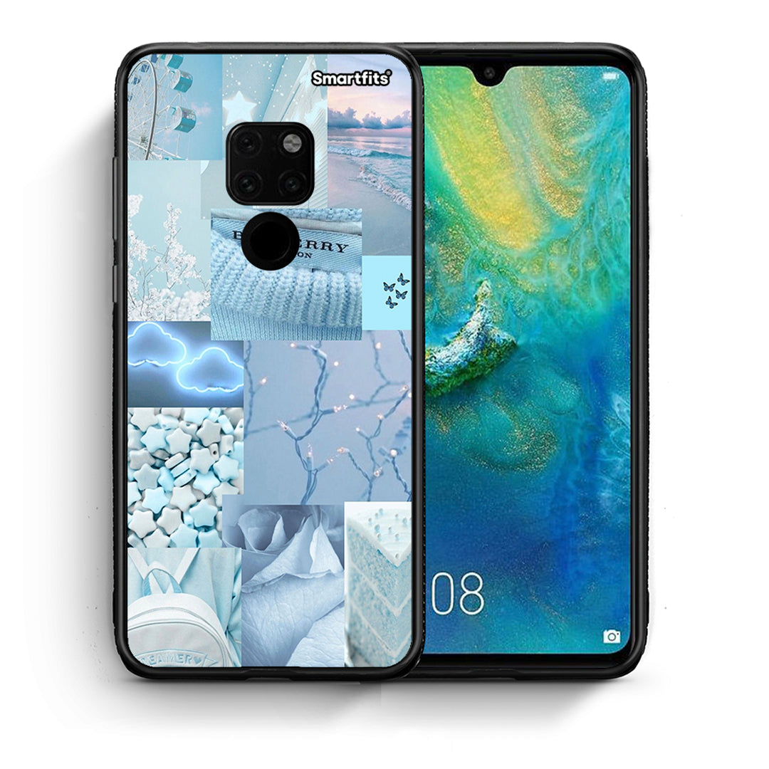 Θήκη Huawei Mate 20 Ciel Aesthetic Collage από τη Smartfits με σχέδιο στο πίσω μέρος και μαύρο περίβλημα | Huawei Mate 20 Ciel Aesthetic Collage case with colorful back and black bezels