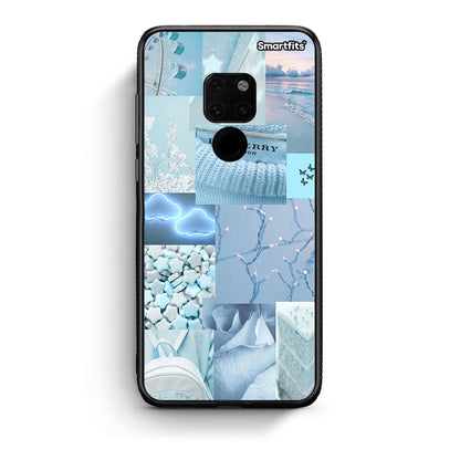Huawei Mate 20 Ciel Aesthetic Collage θήκη από τη Smartfits με σχέδιο στο πίσω μέρος και μαύρο περίβλημα | Smartphone case with colorful back and black bezels by Smartfits