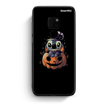 Huawei Mate 20 Halloween Stitch θήκη από τη Smartfits με σχέδιο στο πίσω μέρος και μαύρο περίβλημα | Smartphone case with colorful back and black bezels by Smartfits