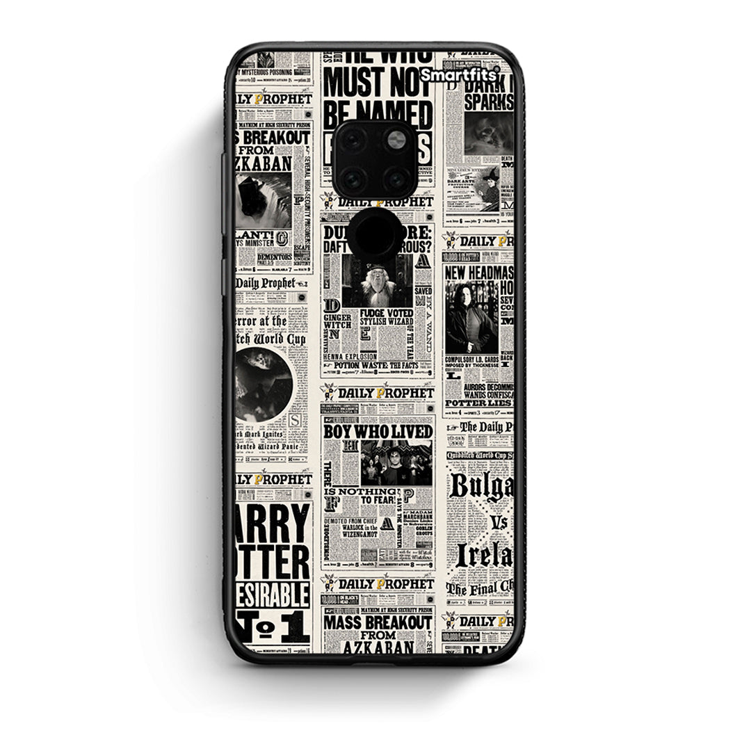 Huawei Mate 20 Harry Paper θήκη από τη Smartfits με σχέδιο στο πίσω μέρος και μαύρο περίβλημα | Smartphone case with colorful back and black bezels by Smartfits