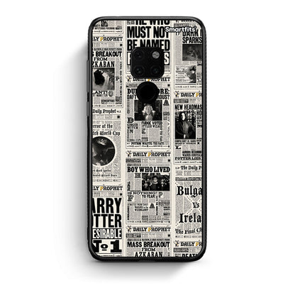 Huawei Mate 20 Harry Paper θήκη από τη Smartfits με σχέδιο στο πίσω μέρος και μαύρο περίβλημα | Smartphone case with colorful back and black bezels by Smartfits