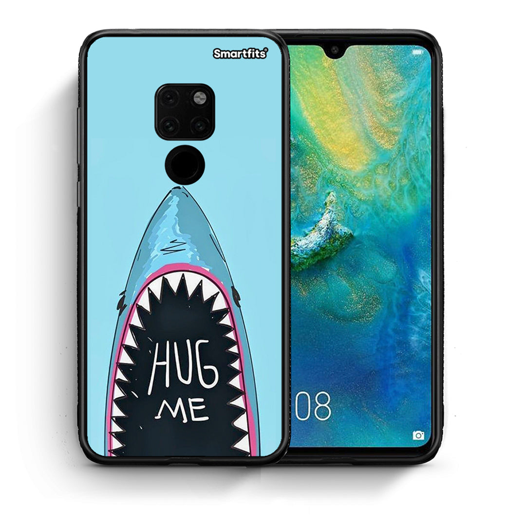 Θήκη Huawei Mate 20 Hug Me από τη Smartfits με σχέδιο στο πίσω μέρος και μαύρο περίβλημα | Huawei Mate 20 Hug Me case with colorful back and black bezels