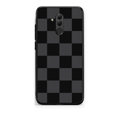 Θήκη Huawei Mate 20 Lite Black and Charcoal Striped Checks από τη Smartfits με σχέδιο στο πίσω μέρος και μαύρο περίβλημα | Huawei Mate 20 Lite Black and Charcoal Striped Checks case with colorful back and black bezels