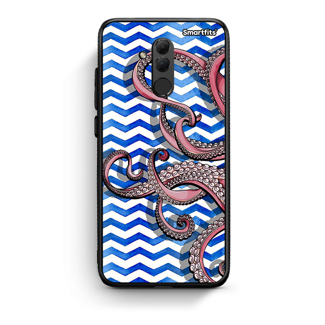 Huawei Mate 20 Lite Chevron Devilfish θήκη από τη Smartfits με σχέδιο στο πίσω μέρος και μαύρο περίβλημα | Smartphone case with colorful back and black bezels by Smartfits