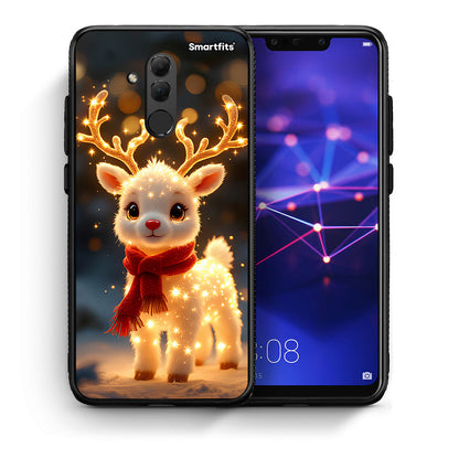 Θήκη Huawei Mate 20 Lite Christmas Cutie από τη Smartfits με σχέδιο στο πίσω μέρος και μαύρο περίβλημα | Huawei Mate 20 Lite Christmas Cutie case with colorful back and black bezels