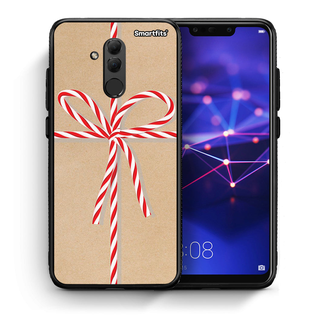 Θήκη Huawei Mate 20 Lite Christmas Gift από τη Smartfits με σχέδιο στο πίσω μέρος και μαύρο περίβλημα | Huawei Mate 20 Lite Christmas Gift case with colorful back and black bezels
