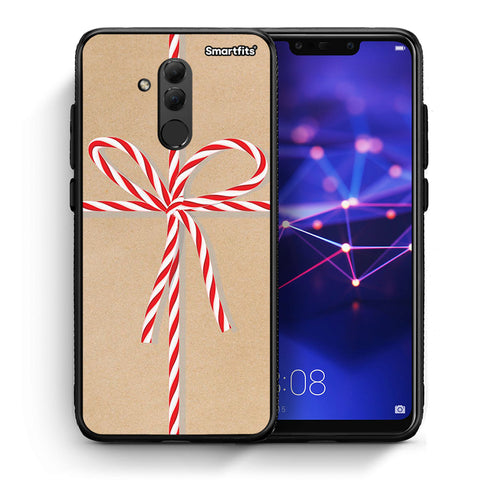 Θήκη Huawei Mate 20 Lite Christmas Gift από τη Smartfits με σχέδιο στο πίσω μέρος και μαύρο περίβλημα | Huawei Mate 20 Lite Christmas Gift case with colorful back and black bezels