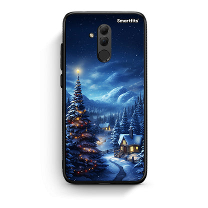 Huawei Mate 20 Lite Christmas Scenery θήκη από τη Smartfits με σχέδιο στο πίσω μέρος και μαύρο περίβλημα | Smartphone case with colorful back and black bezels by Smartfits