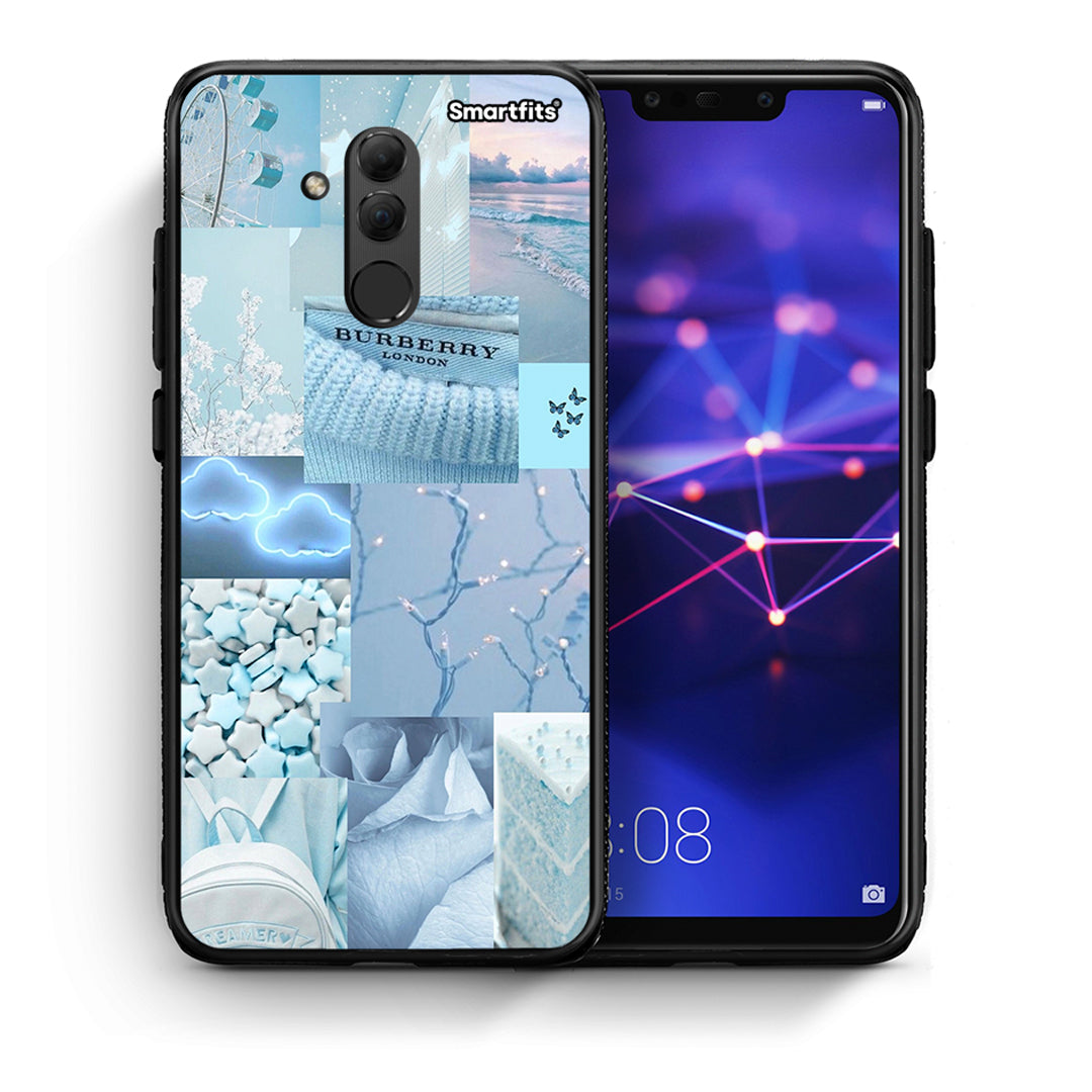 Θήκη Huawei Mate 20 Lite Ciel Aesthetic Collage από τη Smartfits με σχέδιο στο πίσω μέρος και μαύρο περίβλημα | Huawei Mate 20 Lite Ciel Aesthetic Collage case with colorful back and black bezels