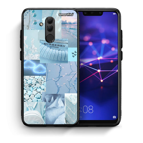 Θήκη Huawei Mate 20 Lite Ciel Aesthetic Collage από τη Smartfits με σχέδιο στο πίσω μέρος και μαύρο περίβλημα | Huawei Mate 20 Lite Ciel Aesthetic Collage case with colorful back and black bezels
