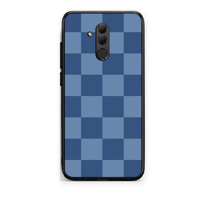 Θήκη Huawei Mate 20 Lite Denim Blue Checkerboard από τη Smartfits με σχέδιο στο πίσω μέρος και μαύρο περίβλημα | Huawei Mate 20 Lite Denim Blue Checkerboard case with colorful back and black bezels