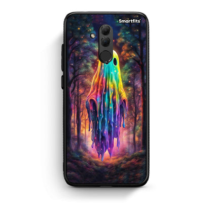 Huawei Mate 20 Lite Halloween Ghost θήκη από τη Smartfits με σχέδιο στο πίσω μέρος και μαύρο περίβλημα | Smartphone case with colorful back and black bezels by Smartfits