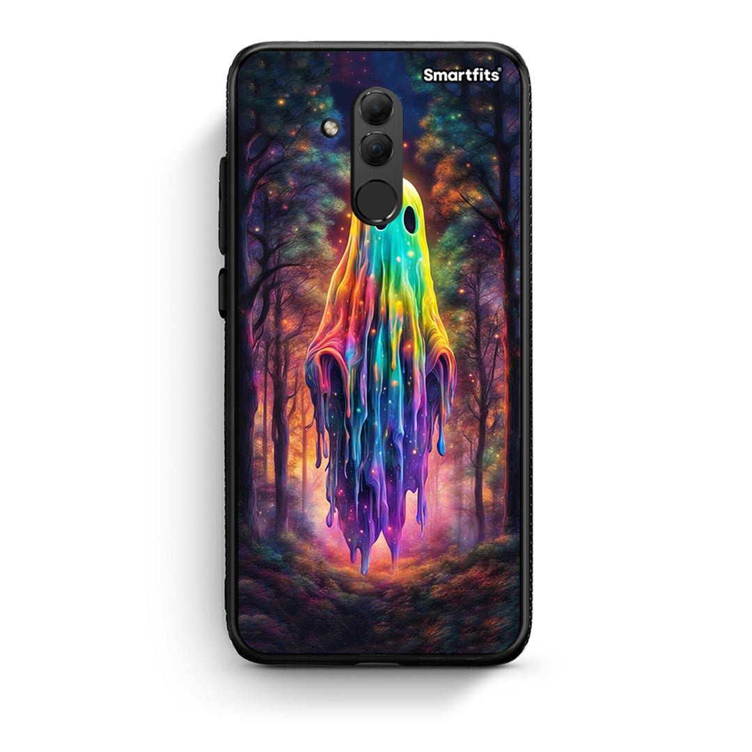 Huawei Mate 20 Lite Halloween Ghost θήκη από τη Smartfits με σχέδιο στο πίσω μέρος και μαύρο περίβλημα | Smartphone case with colorful back and black bezels by Smartfits