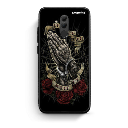 Huawei Mate 20 Lite Judge By God θήκη από τη Smartfits με σχέδιο στο πίσω μέρος και μαύρο περίβλημα | Smartphone case with colorful back and black bezels by Smartfits