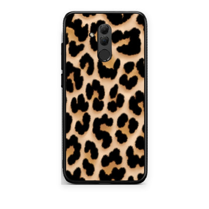 Θήκη Huawei Mate 20 Lite Leopard Print Tan Large από τη Smartfits με σχέδιο στο πίσω μέρος και μαύρο περίβλημα | Huawei Mate 20 Lite Leopard Print Tan Large case with colorful back and black bezels