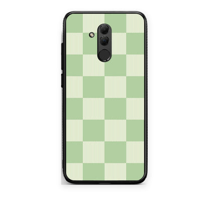 Θήκη Huawei Mate 20 Lite Sage and Cream Striped Checks από τη Smartfits με σχέδιο στο πίσω μέρος και μαύρο περίβλημα | Huawei Mate 20 Lite Sage and Cream Striped Checks case with colorful back and black bezels