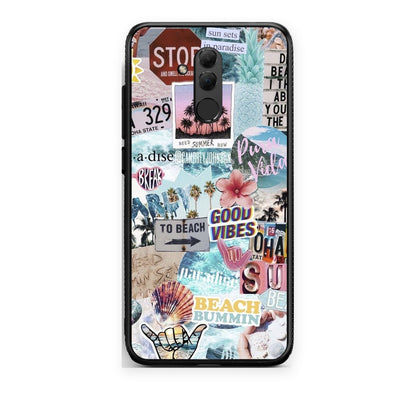 Θήκη Huawei Mate 20 Lite Summer Vibes από τη Smartfits με σχέδιο στο πίσω μέρος και μαύρο περίβλημα | Huawei Mate 20 Lite Summer Vibes case with colorful back and black bezels