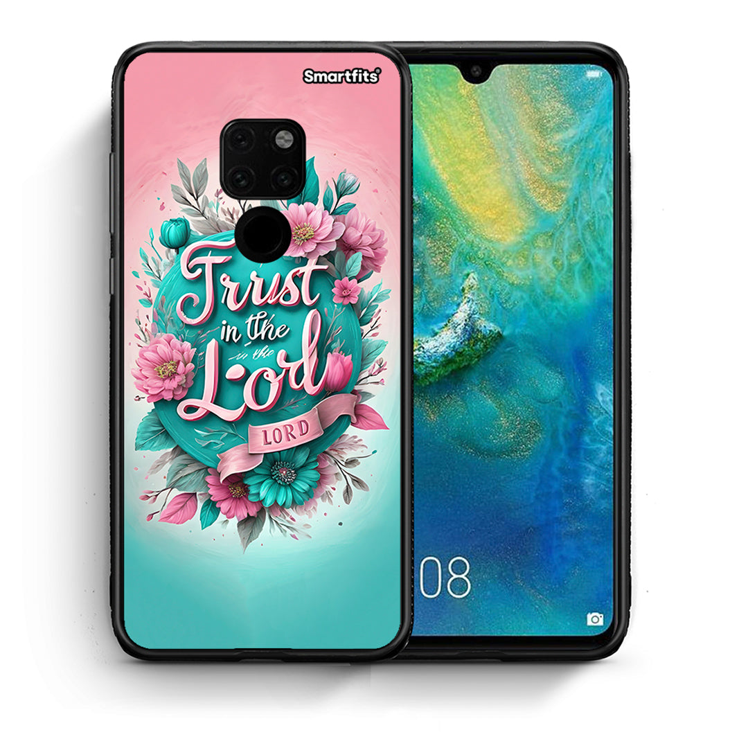 Θήκη Huawei Mate 20 Lord Trust από τη Smartfits με σχέδιο στο πίσω μέρος και μαύρο περίβλημα | Huawei Mate 20 Lord Trust case with colorful back and black bezels