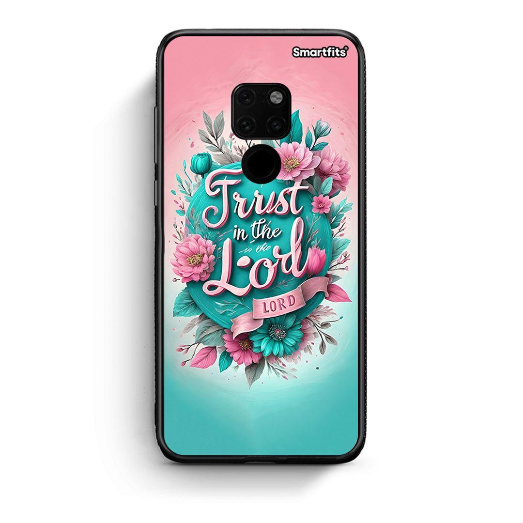 Huawei Mate 20 Lord Trust θήκη από τη Smartfits με σχέδιο στο πίσω μέρος και μαύρο περίβλημα | Smartphone case with colorful back and black bezels by Smartfits