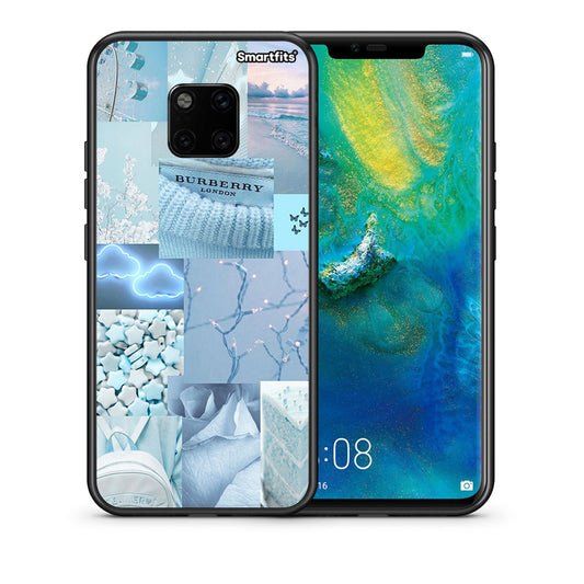 Θήκη Huawei Mate 20 Pro Ciel Aesthetic Collage από τη Smartfits με σχέδιο στο πίσω μέρος και μαύρο περίβλημα | Huawei Mate 20 Pro Ciel Aesthetic Collage case with colorful back and black bezels