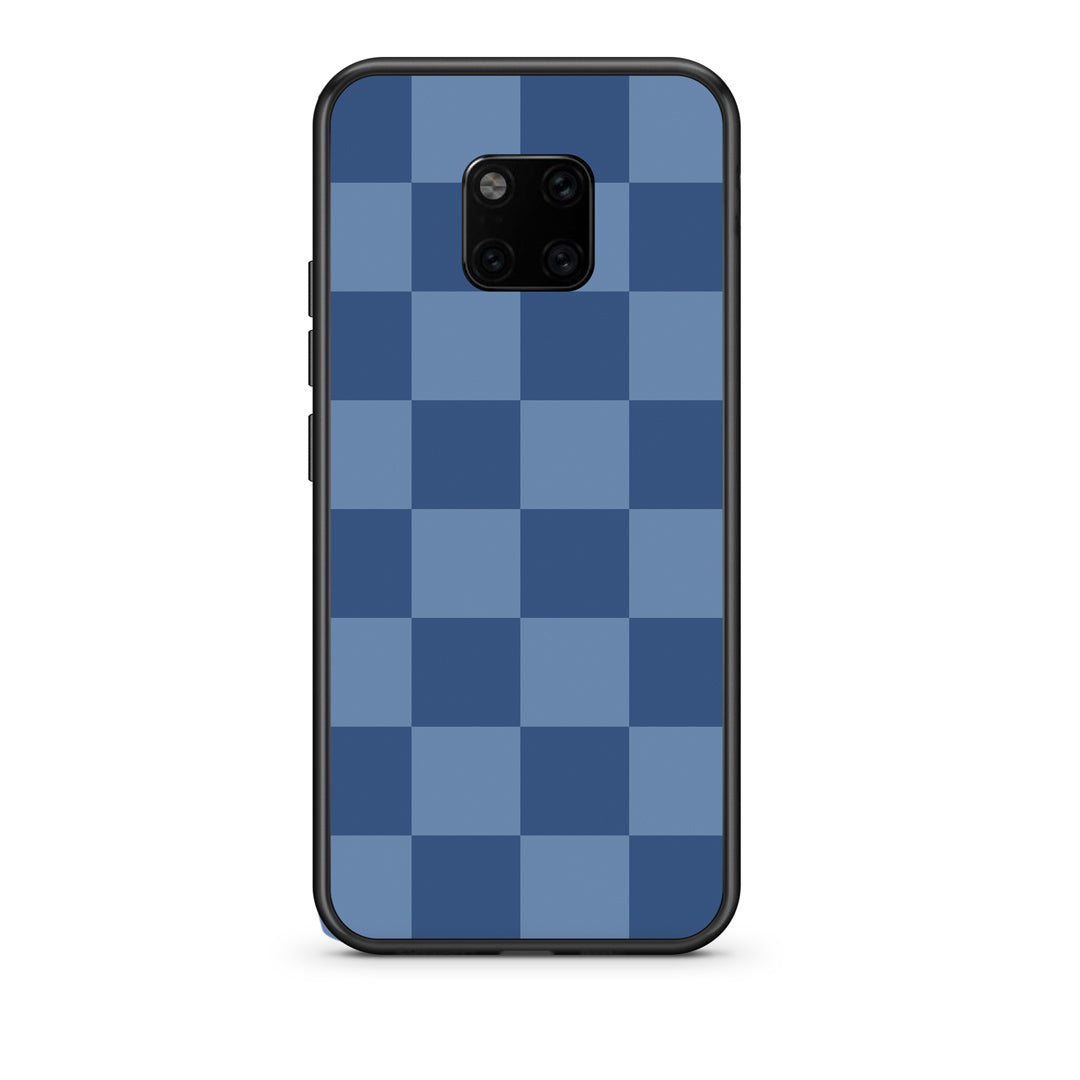 Θήκη Huawei Mate 20 Pro Denim Blue Checkerboard από τη Smartfits με σχέδιο στο πίσω μέρος και μαύρο περίβλημα | Huawei Mate 20 Pro Denim Blue Checkerboard case with colorful back and black bezels