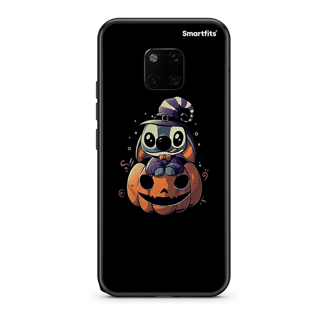 Huawei Mate 20 Pro Halloween Stitch θήκη από τη Smartfits με σχέδιο στο πίσω μέρος και μαύρο περίβλημα | Smartphone case with colorful back and black bezels by Smartfits