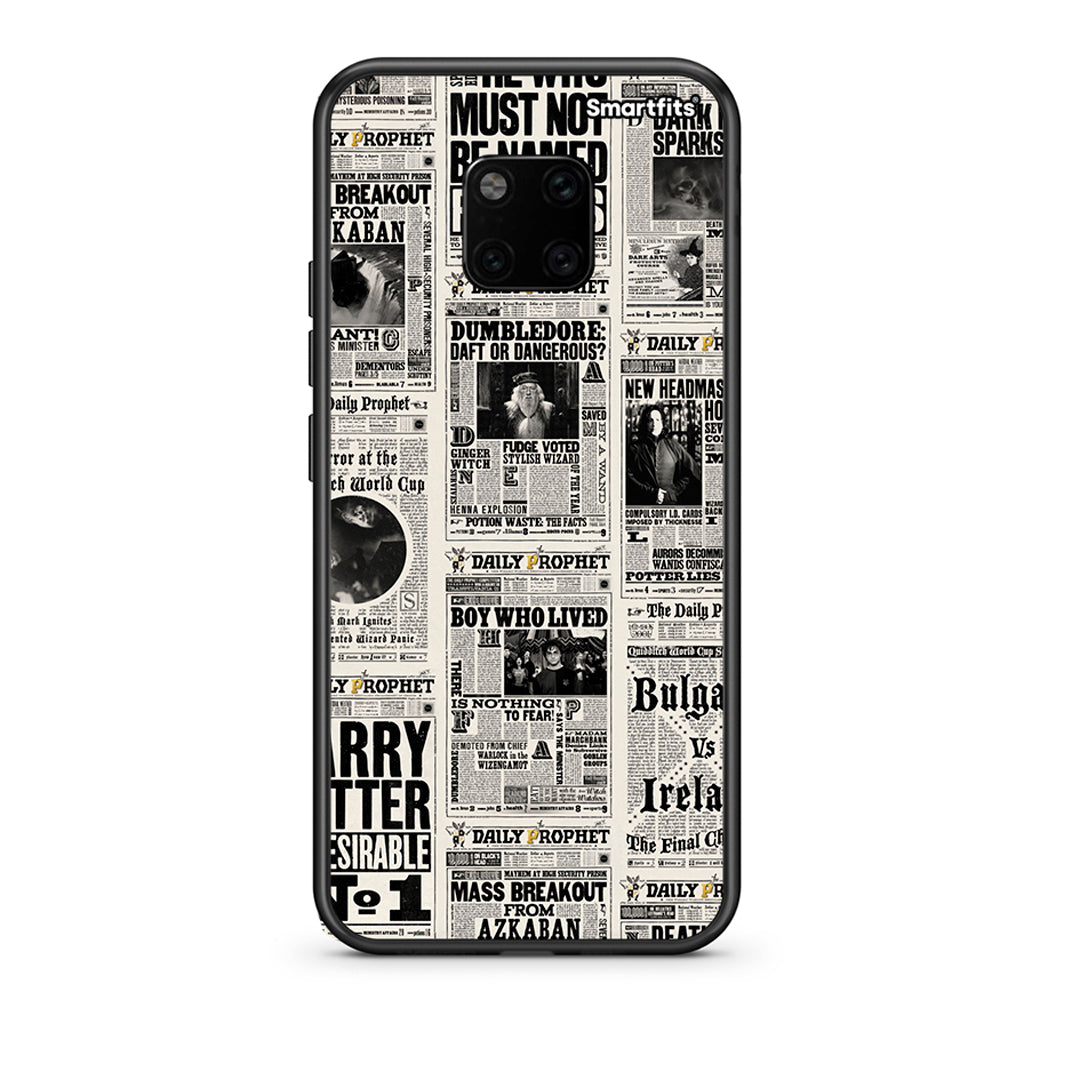 Huawei Mate 20 Pro Harry Paper θήκη από τη Smartfits με σχέδιο στο πίσω μέρος και μαύρο περίβλημα | Smartphone case with colorful back and black bezels by Smartfits