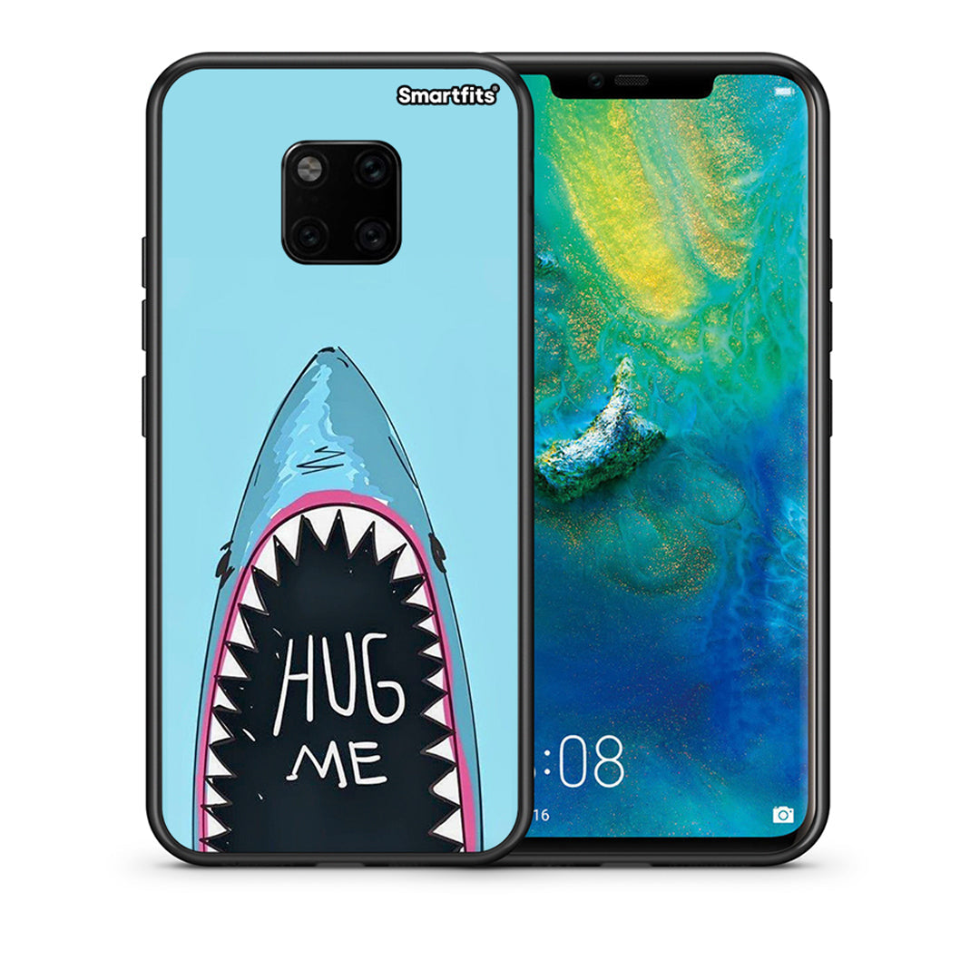 Θήκη Huawei Mate 20 Pro Hug Me από τη Smartfits με σχέδιο στο πίσω μέρος και μαύρο περίβλημα | Huawei Mate 20 Pro Hug Me case with colorful back and black bezels