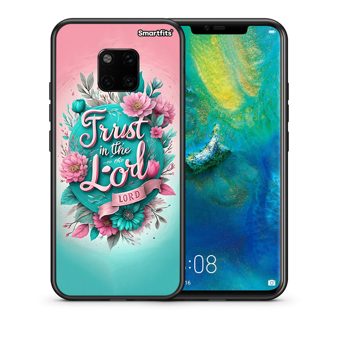 Θήκη Huawei Mate 20 Pro Lord Trust από τη Smartfits με σχέδιο στο πίσω μέρος και μαύρο περίβλημα | Huawei Mate 20 Pro Lord Trust case with colorful back and black bezels