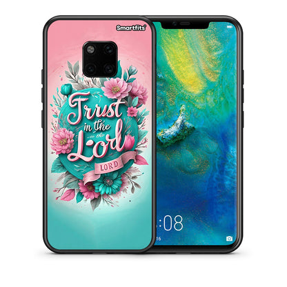 Θήκη Huawei Mate 20 Pro Lord Trust από τη Smartfits με σχέδιο στο πίσω μέρος και μαύρο περίβλημα | Huawei Mate 20 Pro Lord Trust case with colorful back and black bezels