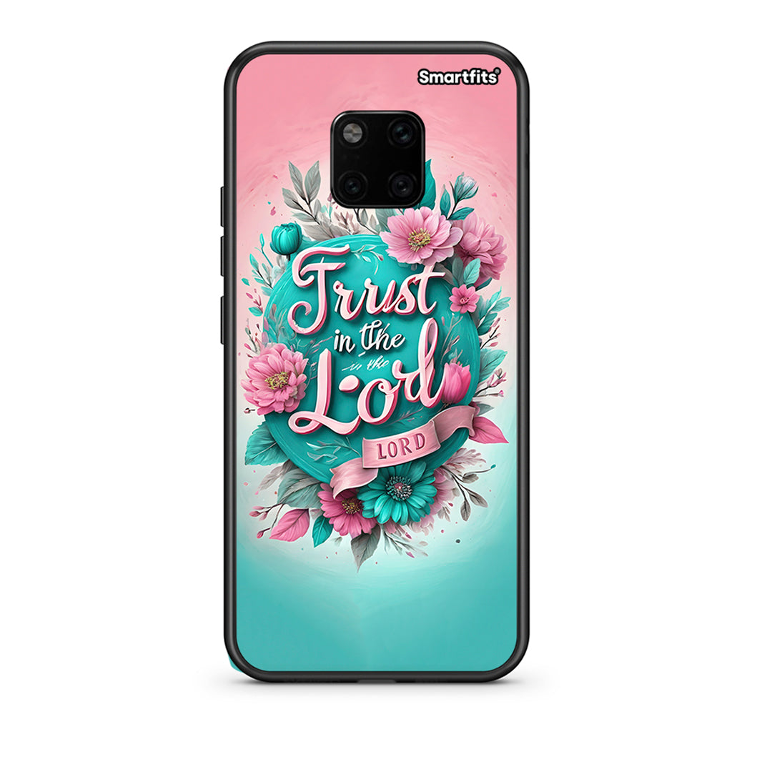 Huawei Mate 20 Pro Lord Trust θήκη από τη Smartfits με σχέδιο στο πίσω μέρος και μαύρο περίβλημα | Smartphone case with colorful back and black bezels by Smartfits