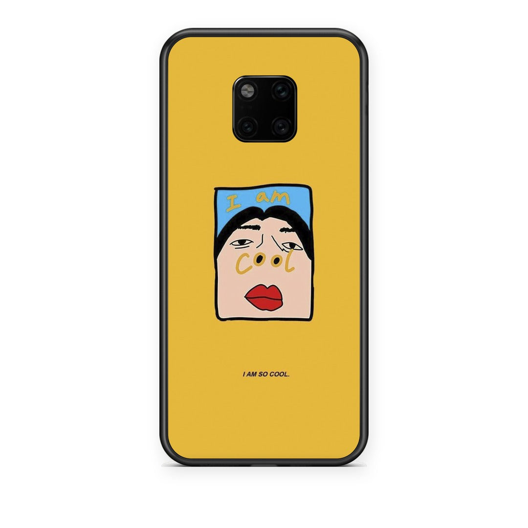 Θήκη Huawei Mate 20 Pro So Cool από τη Smartfits με σχέδιο στο πίσω μέρος και μαύρο περίβλημα | Huawei Mate 20 Pro So Cool case with colorful back and black bezels