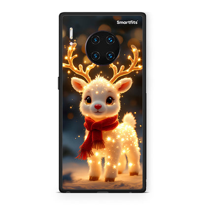 Huawei Mate 30 Pro Christmas Cutie θήκη από τη Smartfits με σχέδιο στο πίσω μέρος και μαύρο περίβλημα | Smartphone case with colorful back and black bezels by Smartfits