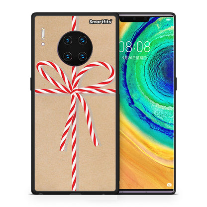 Θήκη Huawei Mate 30 Pro Christmas Gift από τη Smartfits με σχέδιο στο πίσω μέρος και μαύρο περίβλημα | Huawei Mate 30 Pro Christmas Gift case with colorful back and black bezels