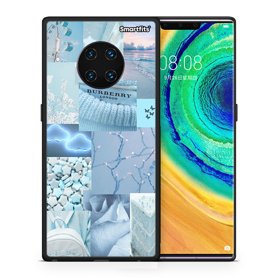 Θήκη Huawei Mate 30 Pro Ciel Aesthetic Collage από τη Smartfits με σχέδιο στο πίσω μέρος και μαύρο περίβλημα | Huawei Mate 30 Pro Ciel Aesthetic Collage case with colorful back and black bezels
