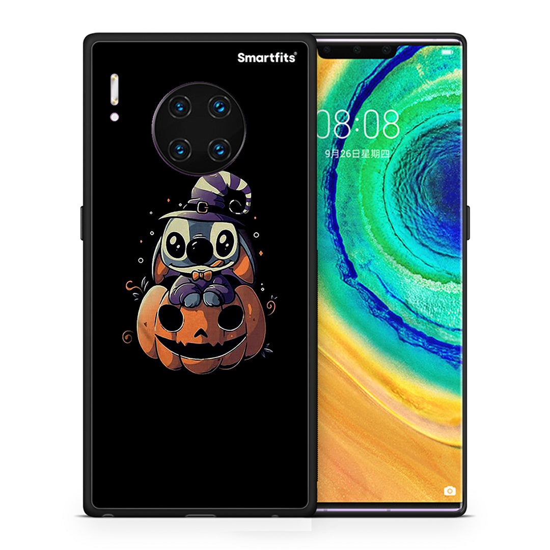 Θήκη Huawei Mate 30 Pro Halloween Stitch από τη Smartfits με σχέδιο στο πίσω μέρος και μαύρο περίβλημα | Huawei Mate 30 Pro Halloween Stitch case with colorful back and black bezels
