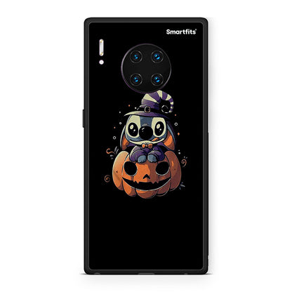 Huawei Mate 30 Pro Halloween Stitch θήκη από τη Smartfits με σχέδιο στο πίσω μέρος και μαύρο περίβλημα | Smartphone case with colorful back and black bezels by Smartfits
