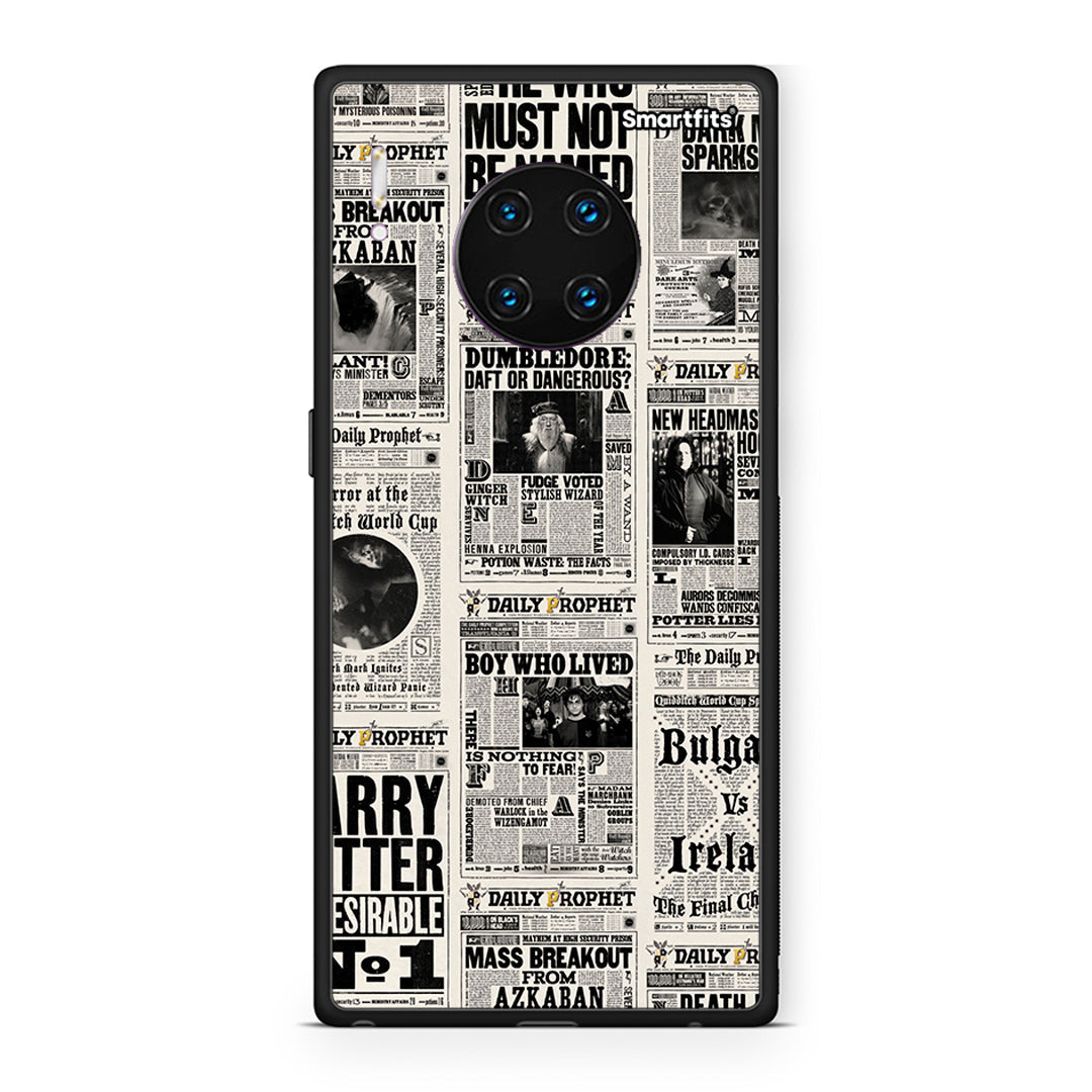 Huawei Mate 30 Pro Harry Paper θήκη από τη Smartfits με σχέδιο στο πίσω μέρος και μαύρο περίβλημα | Smartphone case with colorful back and black bezels by Smartfits