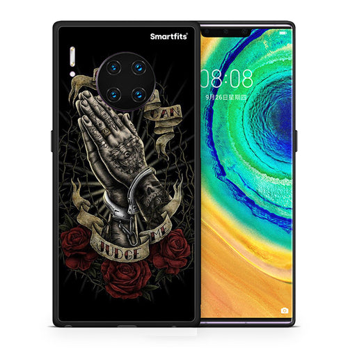 Θήκη Huawei Mate 30 Pro Judge By God από τη Smartfits με σχέδιο στο πίσω μέρος και μαύρο περίβλημα | Huawei Mate 30 Pro Judge By God case with colorful back and black bezels