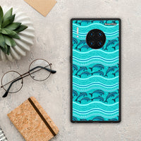 Thumbnail for Swimming Dolphins - Huawei Mate 30 Pro θήκη