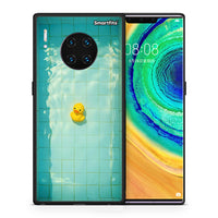 Thumbnail for Θήκη Huawei Mate 30 Pro Yellow Duck από τη Smartfits με σχέδιο στο πίσω μέρος και μαύρο περίβλημα | Huawei Mate 30 Pro Yellow Duck case with colorful back and black bezels
