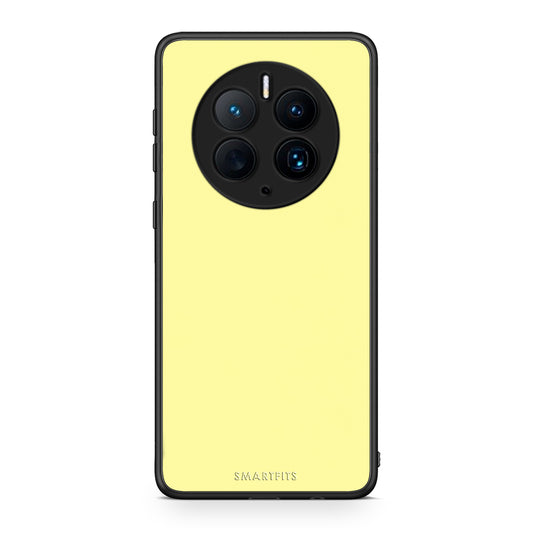 Θήκη Huawei Mate 50 Pro Butter Yellow από τη Smartfits με σχέδιο στο πίσω μέρος και μαύρο περίβλημα | Huawei Mate 50 Pro Butter Yellow case with colorful back and black bezels