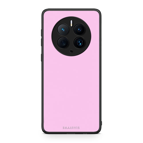 Θήκη Huawei Mate 50 Pro Cotton Candy Pink από τη Smartfits με σχέδιο στο πίσω μέρος και μαύρο περίβλημα | Huawei Mate 50 Pro Cotton Candy Pink case with colorful back and black bezels
