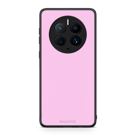 Θήκη Huawei Mate 50 Pro Cotton Candy Pink από τη Smartfits με σχέδιο στο πίσω μέρος και μαύρο περίβλημα | Huawei Mate 50 Pro Cotton Candy Pink case with colorful back and black bezels