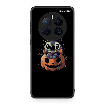 Θήκη Huawei Mate 50 Pro Halloween Stitch από τη Smartfits με σχέδιο στο πίσω μέρος και μαύρο περίβλημα | Huawei Mate 50 Pro Halloween Stitch Case with Colorful Back and Black Bezels