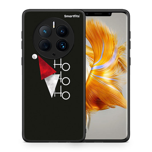 Θήκη Huawei Mate 50 Pro Minimal Christmas από τη Smartfits με σχέδιο στο πίσω μέρος και μαύρο περίβλημα | Huawei Mate 50 Pro Minimal Christmas Case with Colorful Back and Black Bezels