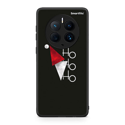 Θήκη Huawei Mate 50 Pro Minimal Christmas από τη Smartfits με σχέδιο στο πίσω μέρος και μαύρο περίβλημα | Huawei Mate 50 Pro Minimal Christmas Case with Colorful Back and Black Bezels