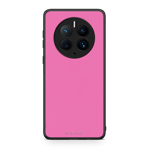 Θήκη Huawei Mate 50 Pro Rose Pink από τη Smartfits με σχέδιο στο πίσω μέρος και μαύρο περίβλημα | Huawei Mate 50 Pro Rose Pink case with colorful back and black bezels