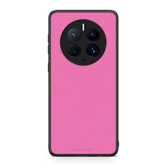 Θήκη Huawei Mate 50 Pro Rose Pink από τη Smartfits με σχέδιο στο πίσω μέρος και μαύρο περίβλημα | Huawei Mate 50 Pro Rose Pink case with colorful back and black bezels